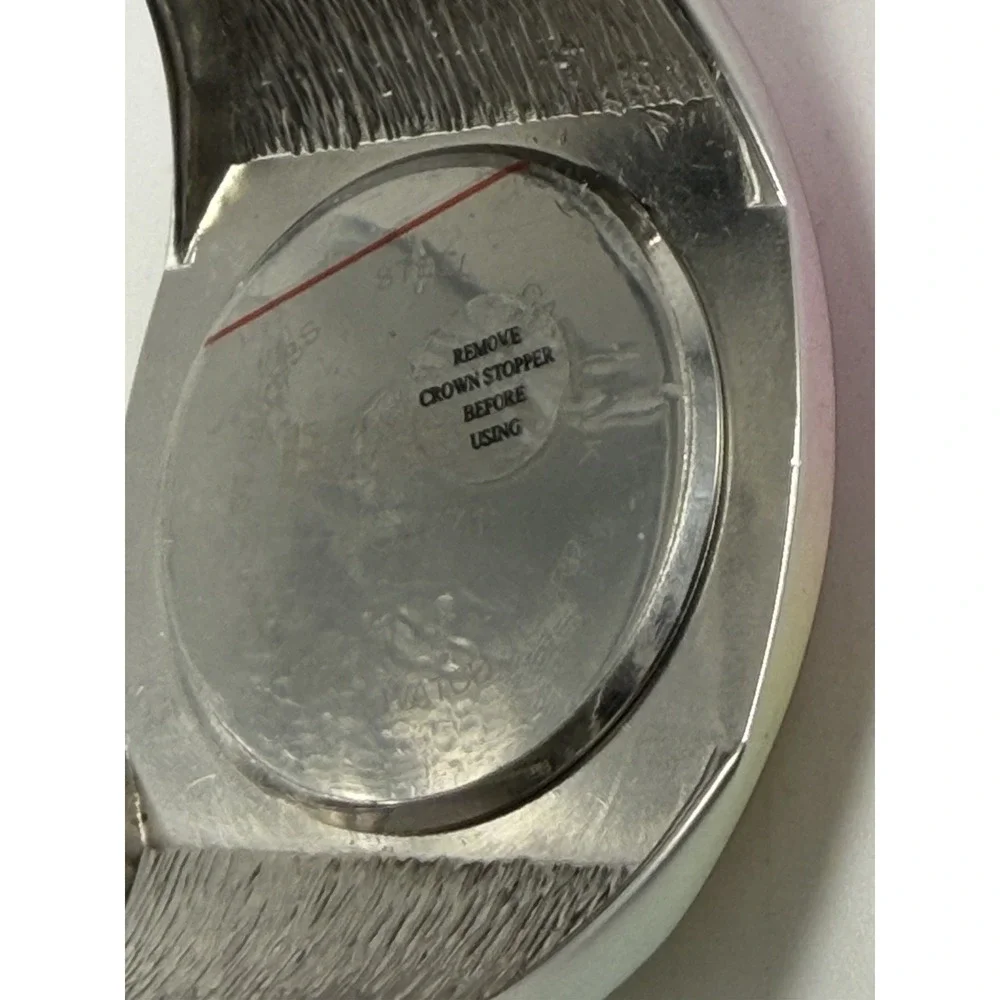 Bongo BG3271 Massive Ladies Cuff Watch New Battery 46MM 7.25